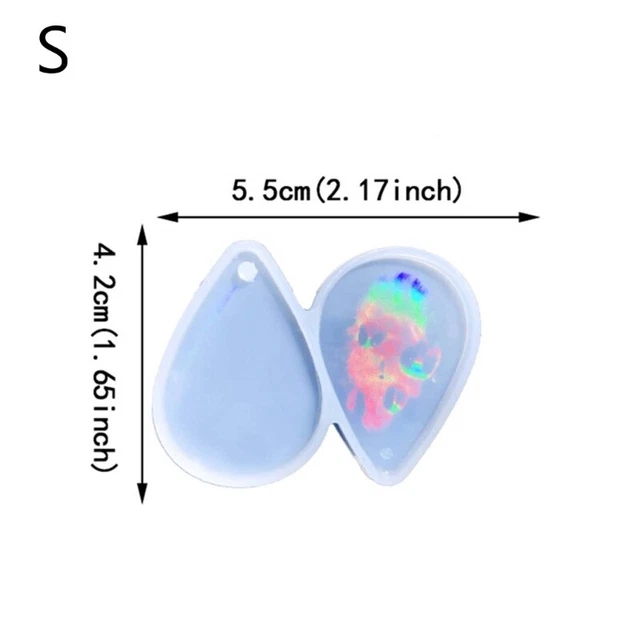 Silicone Mold for DIY Earrings Necklace Charms Epoxy Resin Jewellery Making