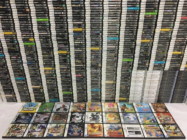 Nintendo DS and 3DS Games lot of 1000 All Japanese version set