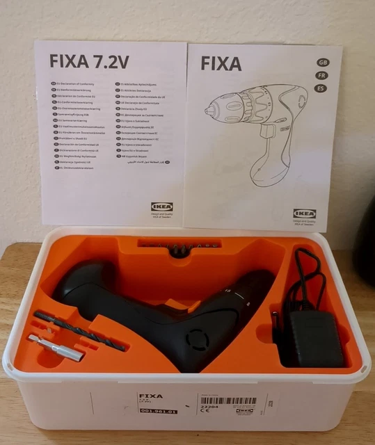 IKEA FIXA 7.2 Screwdriver Cordless 1Speed Drill lithiumion Tested