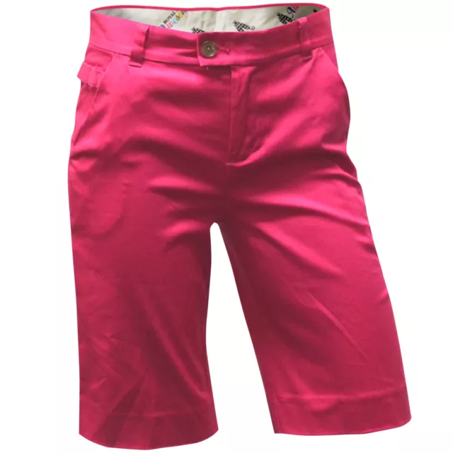 SALE Royal and Awesome Women`s Golf Shorts Pink Ticket Shorts Size 6 - 10