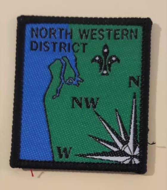 North Western District Adelaide South Australia Scout Badge Patch 1990's