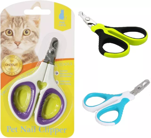 New Professional Pet Nail Clippers For Trimming & Claw Scissors For Dogs Cats UK