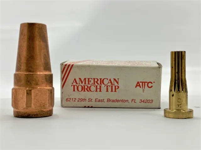 New American Torch Tip LG-5 5/8" ID 1/4" Copper Welding Heating Cutting