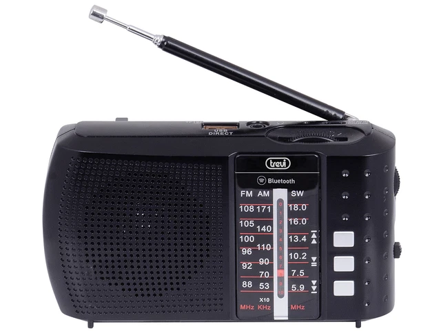 Trevi 0RA7F2000 radio Portatile Analogico e digitale Nero