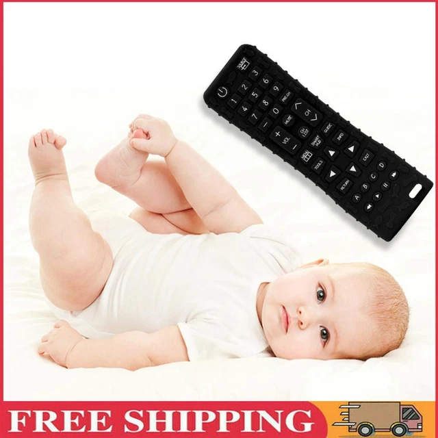 Silicone Baby Teether Soft Teether Toys Black for Dental Care for Newborn Infant