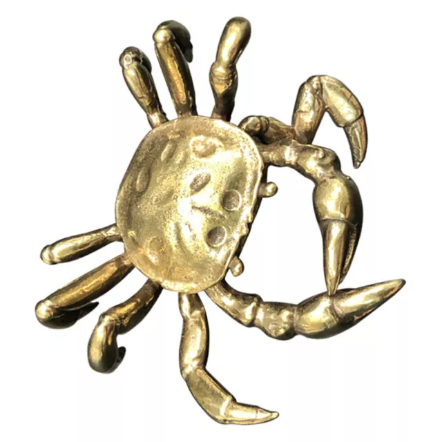 Crab Ornaments Ocean Creature Figurines Fish Statue Collectible Solid