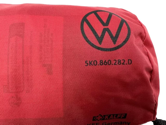 OEM VW Erste Hilfe Verbandkasten Verbandskasten Verband Kasten Rot DIN 13164 Set 3