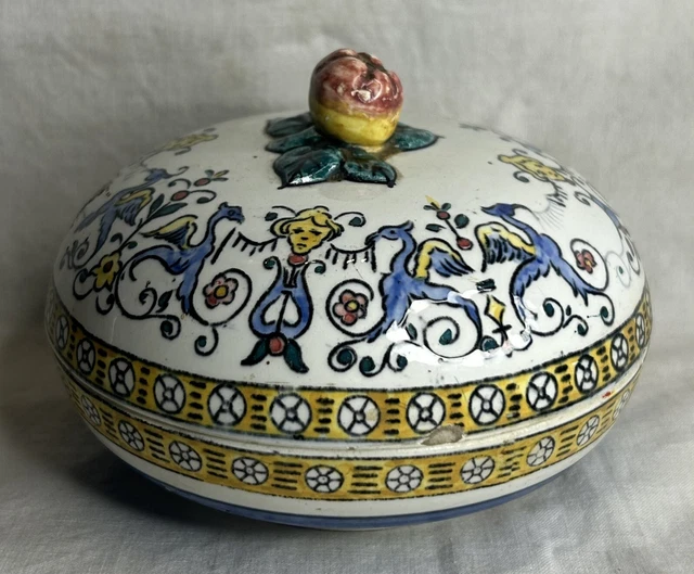 ANCIENNE BOITE EN Faience de Gien EUR 40,00 - PicClick FR