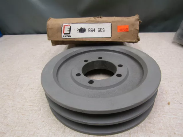 Electron 2B64-SDS 642B 2 Belt A,B, Pulley Sheave 6.75"OD, QD SDS Bushing Bore 2