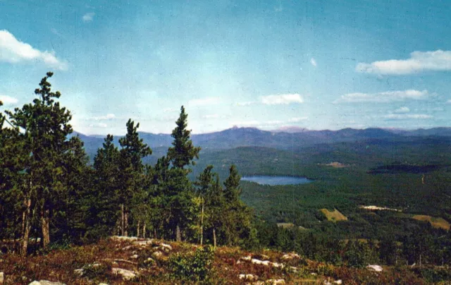White Lake From Mt. Whittier West Ossipee New Hampshire Postcard Unposted