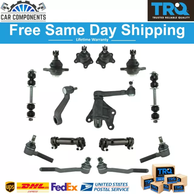 TRQ New Front Steering & Suspension Kit 14pc For 1986-1989 Toyota 4Runner Pickup