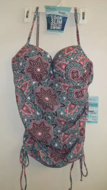 Love Your Assets By Sara Blakely Spanx Multicolor Tankini Size Small  Swimsuit