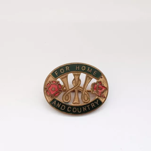 Vintage Women's Institute For Home and Country Enamel Pin Badge - W.O. Lewis