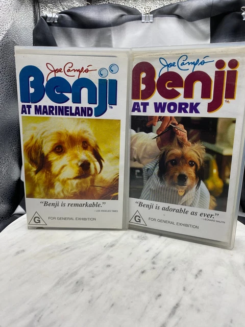 BENJI AT MARINELAND Benji at Work Vhs Videos PicClick AU