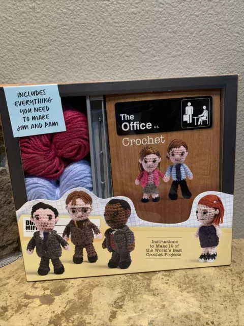 Kit de crochet The Office - Jim And Pam, abierto pero nunca usado