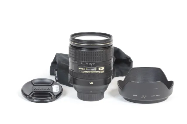 Nikon 24-120 mm. F. 4 AF-S G ED VR lens