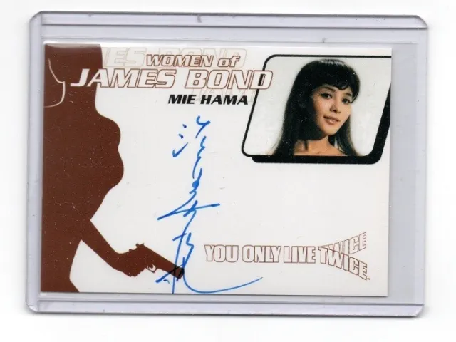 007 James Bond Autograph Card"Women Of Bond"WA13 Mie Hama Kissy Suzuki-EXC COND