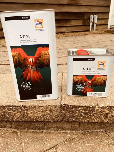 Glasurit A-C-20 Clear Coat Universal and Hardener A-H-430 - KIT