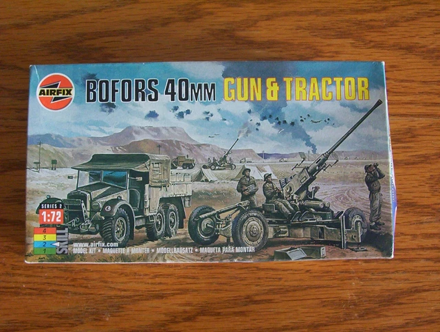 Maquette artillerie : Canon Bofors 40 mm - 1/72 - Zvezda 6170