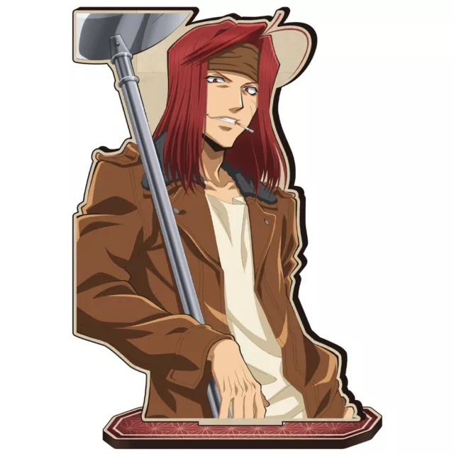 NEW Saiyuki Reload ZEROIN Sha Gojyo Wooden Stand Figure Official Japan NEW Saiyuki Reload ZEROIN Sha Gojyo Wooden Stand Figure Official Japan