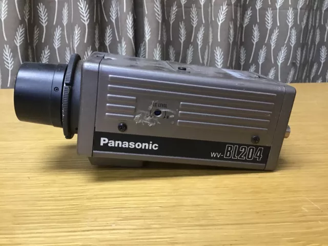 Panasonic WV-BL204 CCTV Camera Used Good Condition With Lens