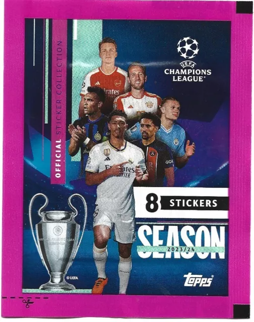 TOPPS FOOT UEFA Champions League 2024 56 Stickers Images Differents