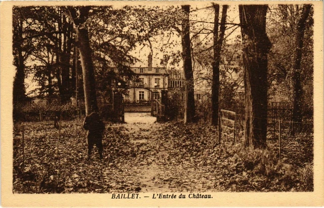 CPA BAILLET - L'Entree du Chateau (107759)