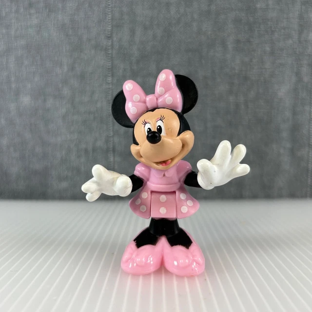 Walt Disney Mickey Mouse Clubhouse Minnie Mouse Pink Dress 2.5" Inch Figure