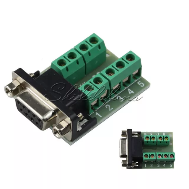 DB9 Male Adapter Signals Terminal Module RS232 Serial to Terminal DB9 S