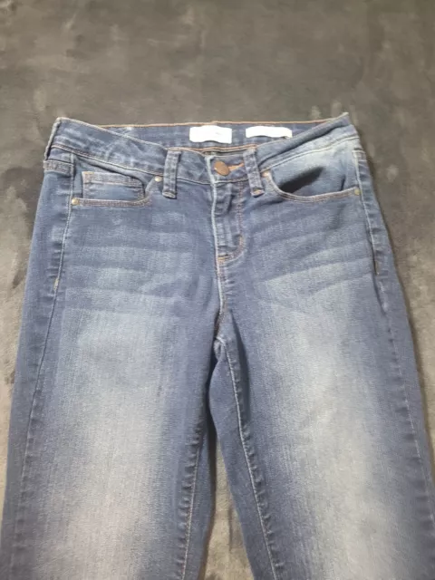 Jessica Simpson Jet Pencil Straight Jeans Size 27 Blue Denim Preowned 0035 3