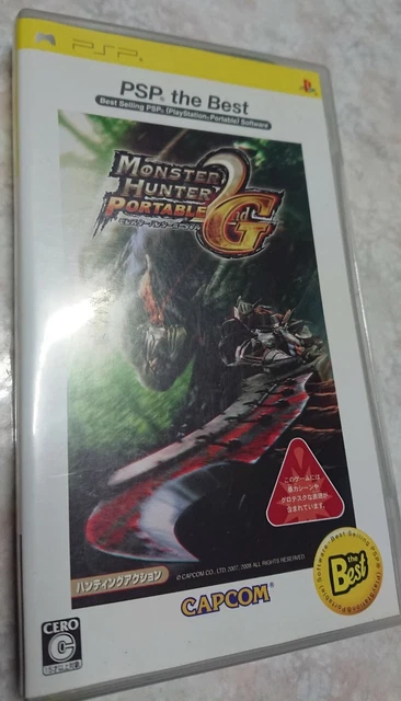 Sony PSP -  Monster Hunter Portable 2nd G Japan - PSP The Best - CIB