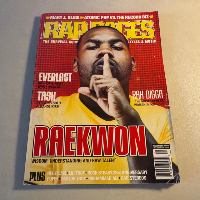 RAP PAGES MAGAZINE NOVEMBER 1995 Goodie Mob DJ Screw HIPHOP