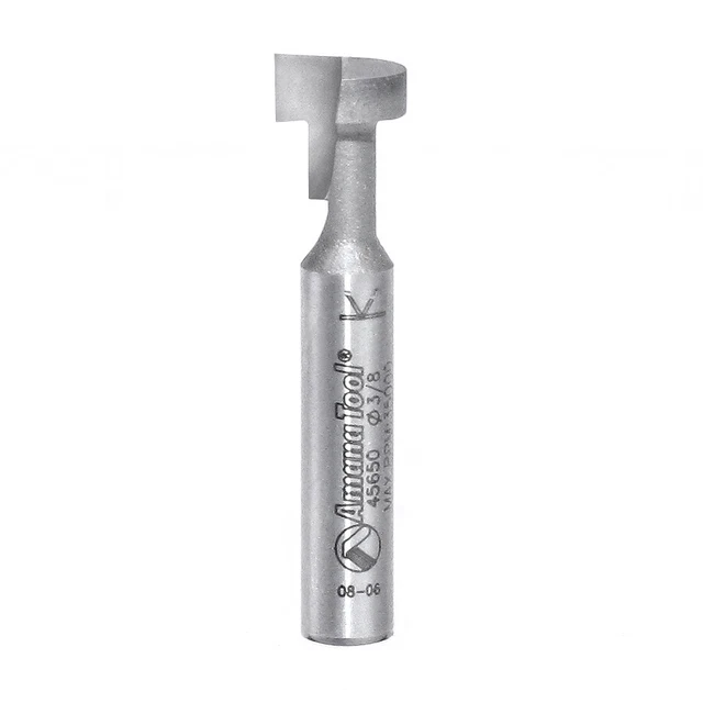 Amana 45650 Carbide Tipped Keyhole 3/8 D x 3/8 CH x 1/4" Shank Router Bit