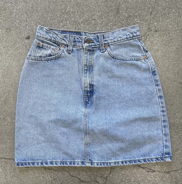 Levi’s Vintage USA Women’s Denim Jean Mini Skirt Size 26
