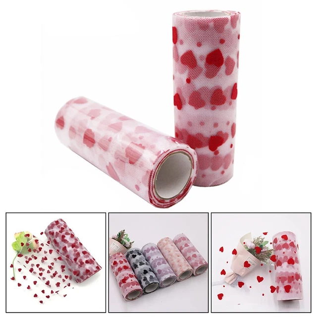 Für Geschenkverpackungen Mesh -Stoffversorgungen Polyester Stoffvorräte Tüll