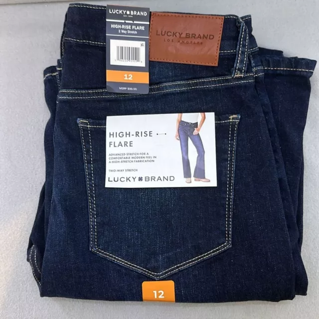 LUCKY BRAND High-Rise Flare Stretch Jeans Women’s size: 12 New with Tags