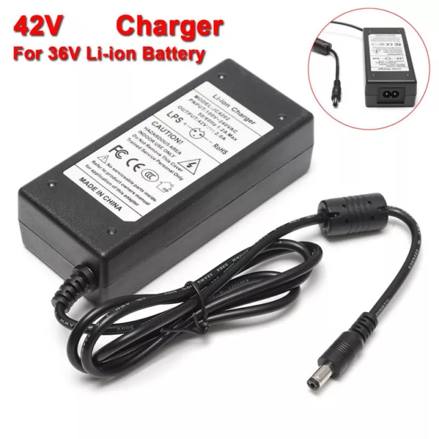 42V 2A Charger For 36V Li-ion Battery Two-Wheel Self-Balanced Vehicle DC Plug