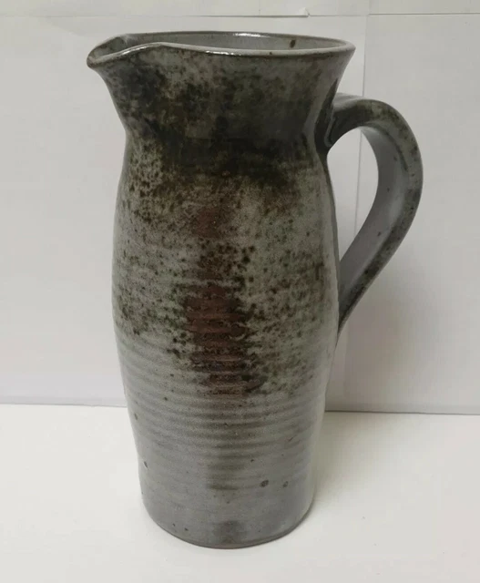 carafe pichet pot à lait céramique thierry chantal robert gres du loir bleu