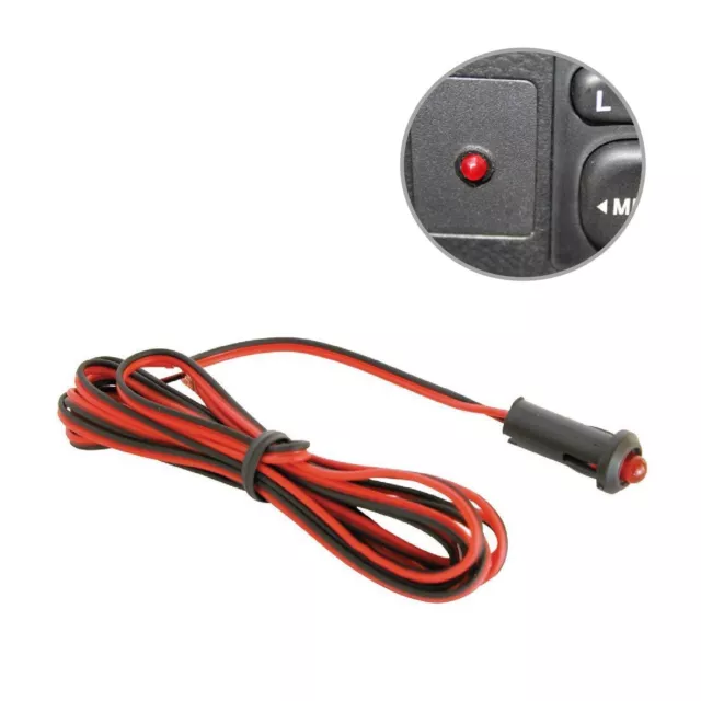 Rote LED Blinkender Dummy Alarm Warnung Sicherheitslicht 12 V Auto Armaturenbrett Abschreckung