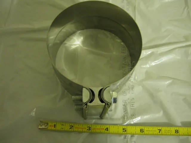 large 5 inch pipe hanger holder muffler clamp