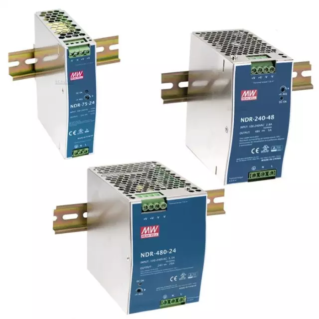 MeanWell Din rail power supply NDR Series DIN-Rail Transformer Driver Power supp