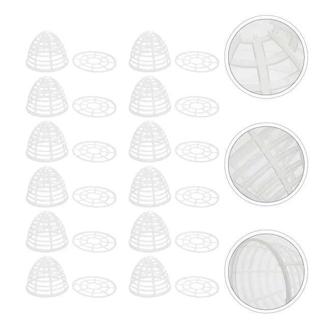 12 Set Borsa Gabbia Vintage Abito Bambola-Modello Miniatura Plastica