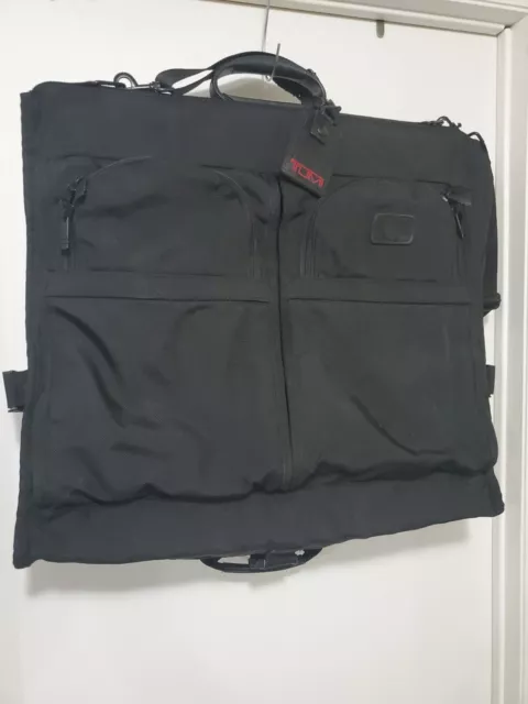TUMI Alpha Black Ballistic Nylon Garment Bag 228D3 Suitcase Luggage NICE N CLEAN