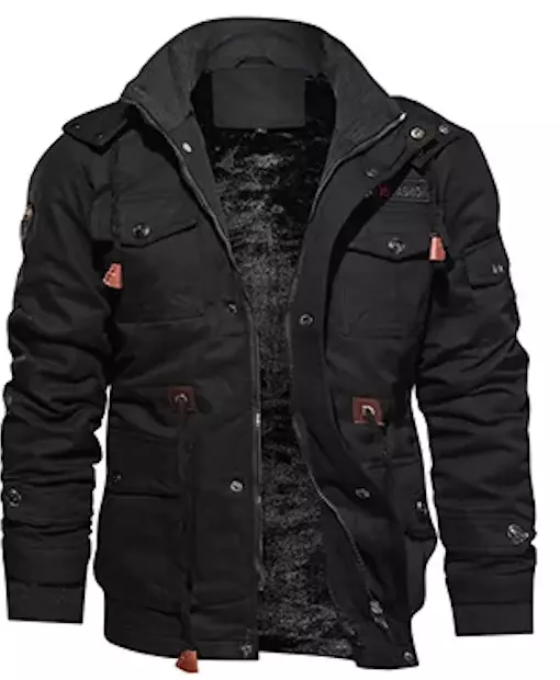 Tactical Men's Military Cargo Jacket Cotton Coat Army Winter Work Bomber Jacket