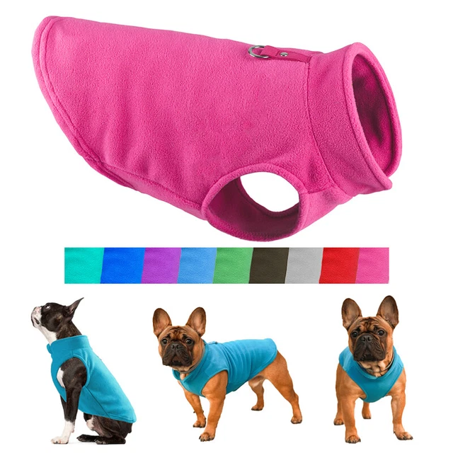 Winter Fleece Pet Dog Clothes Puppy Clothing French Bulldog Coat Pug Costumes