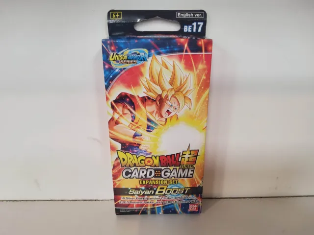 Saiyan Boost Expansion - Dragon Ball Super Card Game (3 boosters + Dice + Promo)