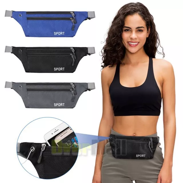 Cinturón para Correr Bolsillo Fanny Pack Bolsa Cinturón para Senderismo Ciclismo