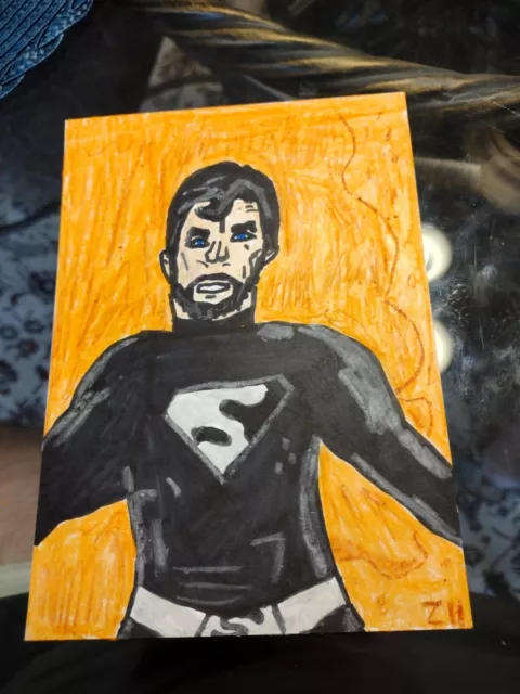 Drawing DC Comics Superman Lois Clark Kent Black Suit Man Steel Justice League