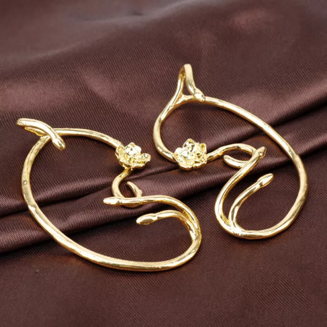 Die Schöne Und Das Biest Belle Earrings Ohrring Gold Cos + Rose Tree Halskette 3