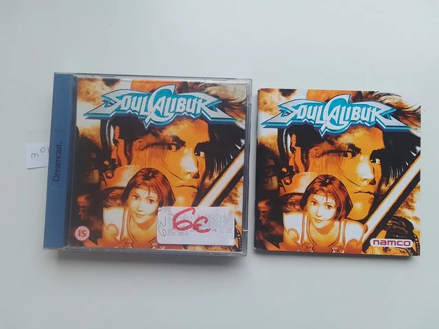 NOTICE SOULCALIBUR DREAMCAST SEGA PAL EUR